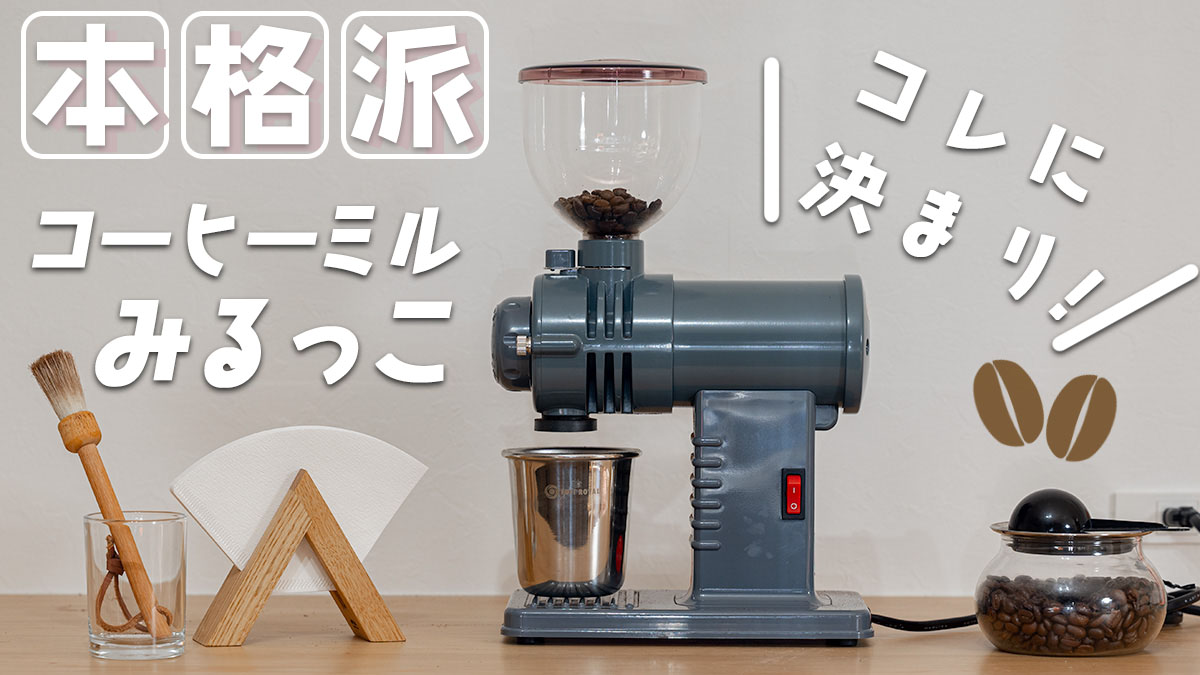 free Design 別注】みるっこ コーヒーミル R-220 スレートグレー（フジ 